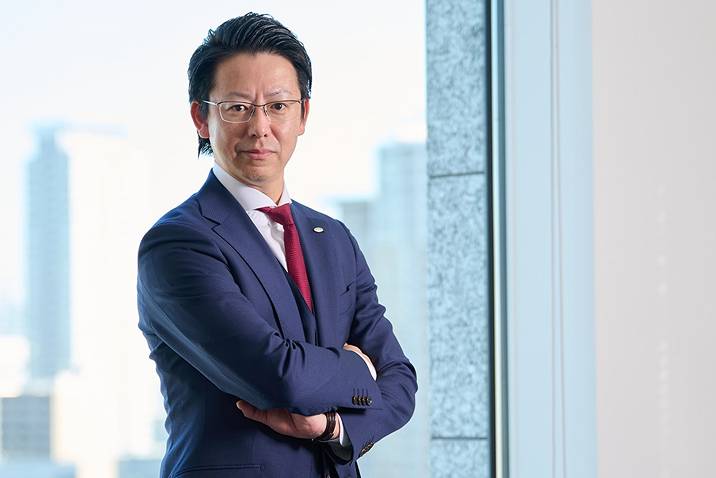 代表取締役社長　飛永勝也の写真