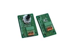 ロータリエンコーダボードと環境センサボードの画像