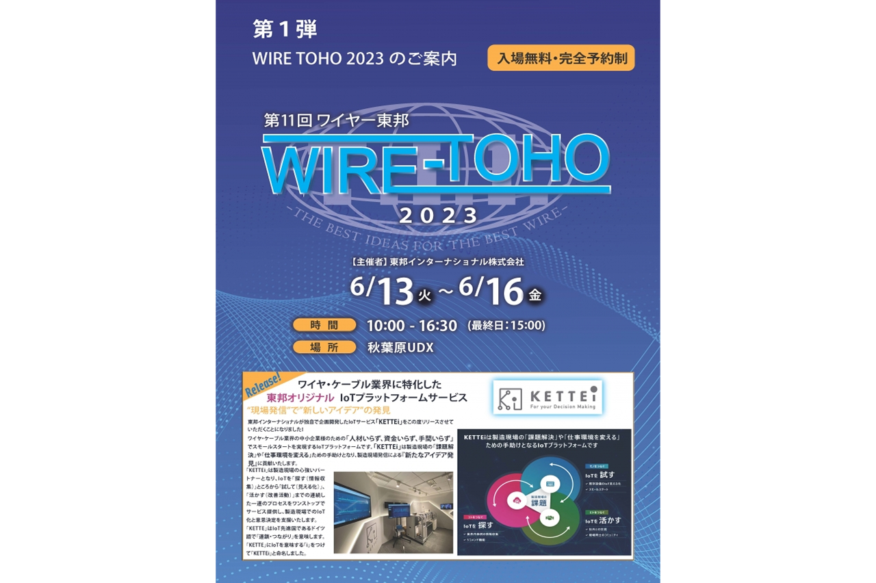 ワイヤー東邦2023　イベント詳細