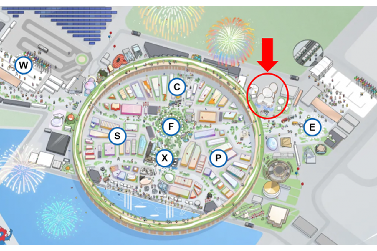 大阪・関西万博 大阪ヘルスケアパビリオン 地図